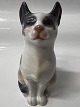 Antik Huset presents: Dahl Jensen figurine, Sitting cat.No. 1329.
