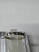 Antik Huset presents: 18 carat white gold, wedding ring with a diamond.Size 54.