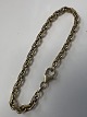 Antik Huset presents: Anchor Facet Bracelet in gold plated sterling silver.Length 18.5 cm.