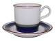 Antik K presents: Porsgrund Saga NorwayCoffee cup with blue and green stripes