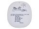 Antik K presents: Royal CopenhagenPiet Hein plate with poem (gruk)