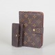 Louis Vuitton wallet and key holder.
