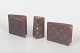 Louis Vuitton set of two wallets and key holder.