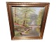 Børge RuudLarge, impressive landscape painting – an ...