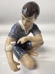 Antik Huset presents: Dahl Jensen figurine, Boy with mouse.No. 1270.
