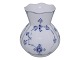 Blue Fluted PlainRarely angular shaped vase from ...