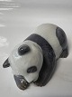 Antik Huset presents: Royal Copenhagen figurine, Sleeping Panda.Dec. No. 665.Length 11 cm.