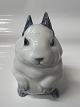 Antik Huset presents: Royal Copenhagen figurine, Rabbit young.Dec. No. 250.Height 9.0 cm.