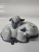 Antik Huset presents: Royal Copenhagen Two lying Sheep / Lamb.Dec. No. 137.Length 10.0 cm.
