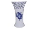 Blue Flower BraidedRare vase with pierced border