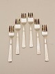 Middelfart Antik presents: Set of 6 Champagne 830 silver cake forks