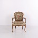 Antique Louis XV Style Armchair with Floral Tapestry ...