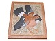 Bing & Grondahl stonewareRelief with Eurasian jays