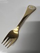 Antik Huset presents: Georg Jensen Year fork 1986, White bull's eye, sterling silver.Length 14.8 cm.