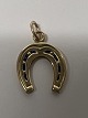 14 carat gold. Horseshoe with Blue enamel.Charms / ...