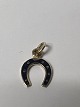 14 karat gold. Horseshoe with Blue enamel.Charms / ...