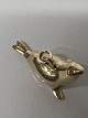 14 karat gold. Sea lion.Charms / Pendants.Height 1.3 cm.