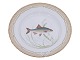 Antik K presents: Flora DanicaDinner plate with fish 25.5 cm. #3549