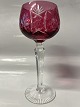 Antik Huset presents: Rømer Wine Glass Red.Height 18 cm