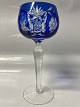Antik Huset presents: Rømer Wine Glass Blue.Height 17.5 cm