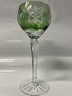 Antik Huset presents: Rømer Glass Red Wine Green.Height 21 cm