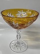 Rømer Glass Liqueur Bowl Golden Brown.Height 9.5 cm.