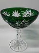 Rømer Glass Liqueur Bowl Green.Height 9.5 cm.