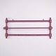Osted Antik & Design presents: Antique Painted Wooden Wall Rack with Turned Details circa 1900