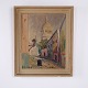 Osted Antik & Design presents: Paris Street painting from Montmartre with Sacré-Cœur Signed and Dated 1949 50 x ...