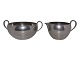 Just Andersen pewterCreamer and sugar bowl