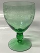 White Wine Glass Green Gerda HolmegaardHeight 9.6 cm