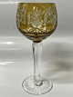 Rømer Glass Port Wine Golden brown.Height 12 cm