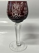 Rømer Glass of port wine Aubergine.Height 12 cm.