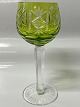 Rømer Glass Port Wine Green.Height 12 cm