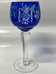 Rømer Glass Port Wine Blue.Height 12 cm