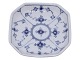 Antik K presents: Blue Fluted PlainSmall square tray 11 cm.