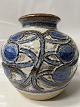 Antik Huset presents: Bornholm pottery, Søholm, ball vase.Height 21 cm.