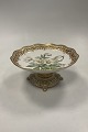 Royal Copenhagen Flora Danica Pedistal Bowl, Antique