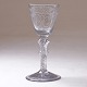 Aabenraa Antikvitetshandel presents: Norwegian mid 18th century Nøstentangen Chrystal Desert glass. H: 14cm