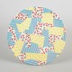 L'Art presents: Gien, France, Patchwork platter.