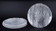 L'Art presents: Bengt Edenfalk for Skruf, set of five dessert plates.
