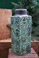 Royal 4 cornered faience Baca vase designed by Nils ...