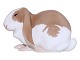 Rare Bing & Grondahl figurineBrown lop eared rabbit