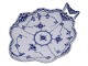 Blue Fluted Half LaceRare dish with a handle from ...