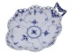Blue Fluted Full LaceRare tray with handle from ...
