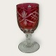 Moster Olga - Antik og Design presents: Bohemian crystal glassWine glass*DKK 125