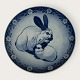 Moster Olga - Antik og Design presents: Royal CopenhagenMother and Child PlateRabbit with Young1985*100 DKK