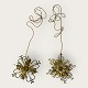 2 ice crystalsgold-plated brass100 kr. for both