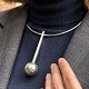 Antik Damgaard-Lauritsen presents: Andreas Mikkelsen; Necklace in silver, no. 16