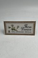 Royal Copenhagen Flora Danica Dealer Sign in English